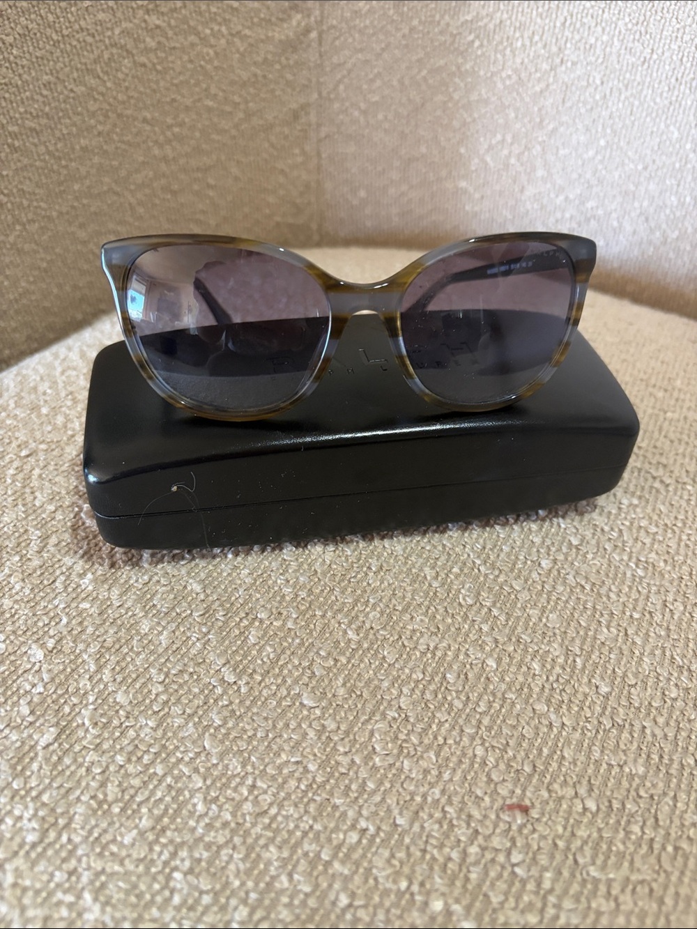 Ralph Lauren Women’s Olive Tortoise Cat-Eye Sunglasses
